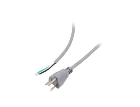 S21-3/18/2GY Kabel: 3x18AWG, NEMA 5-15 (B) wtyk, 2m, 10A