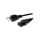 SN22-3/18/1.5BK Kabel: 3x18AWG, IEC C13 żeński,NEMA 5-15 (B) wtyk, 1,5m
