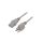 SN22-3/18/1GY Kabel: 3x18AWG, IEC C13 żeński,NEMA 5-15 (B) wtyk, 1m