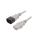 WN111-3/10/1.8G Kabel: 3x1mm2, IEC C13 żeński,IEC C14 męski, 1,8m, 10A