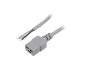 SN26-3/15/5GY Kabel: 3x1,5mm2, IEC C19 żeński, Dł: 5m, 16A