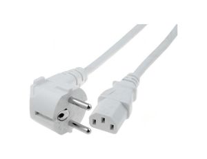 SN311-3/10/5WH Kabel: 3x1mm2, CEE 7/7 (E/F) wtyk kątowy,IEC C13 żeński, 5m