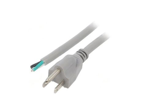 S21-3/16/1GY Kabel: 3x16AWG, NEMA 5-15 (B) wtyk, 1m, 13A