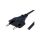 S1-2/07/2.5BK Kabel: 2x0,75mm2, CEE 7/16 (C) wtyk, 2,5m