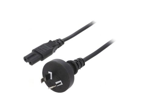 SN34-2/07/5BK Kabel: 2x0,75mm2, AS/NZS 3112 (I) wtyk,IEC C7 żeński, 5m