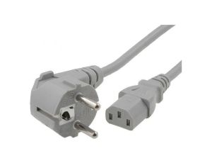 SN311-3/10/5GY Kabel: 3x1mm2, CEE 7/7 (E/F) wtyk kątowy,IEC C13 żeński, 5m