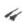 SN36-2/18/1BK Kabel: 2x18AWG, IEC C7 żeński,NEMA 1-15 (A) wtyk, 1m