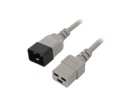 WN113-3/15/0.5G Kabel: 3x1,5mm2, IEC C19 żeński,IEC C20 męski, 0,5m