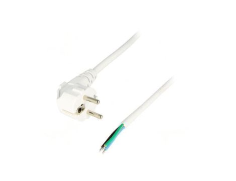 S3-3/10/2.5WH Kabel: 3x1mm2, CEE 7/7 (E/F) wtyk kątowy, 2,5m