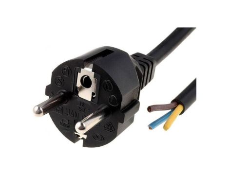 S2-3/10/3BK Kabel: 3x1mm2, CEE 7/7 (E/F) wtyk, 3m, 10A