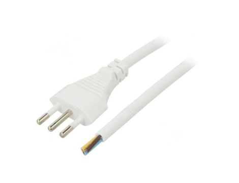 S26-3/10/1WH Kabel: 3x1mm2, CEI 23-50 (L) wtyk, 1m, 10A