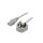 SN23-3/10/3GY Kabel: 3x1mm2, BS 1363 (G) wtyk,IEC C13 żeński, 3m, 3A