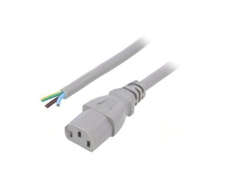 SN31-3/10/1GY Kabel: 3x1mm2, IEC C13 żeński, 1m, 10A, 250V
