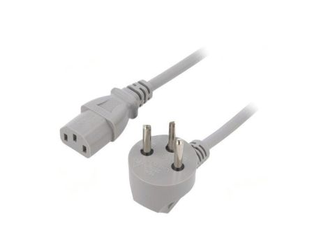 SN32-3/10/5GY Kabel: 3x1mm2, IEC C13 żeński,IS1-16P (H) wtyk kątowy, 5m
