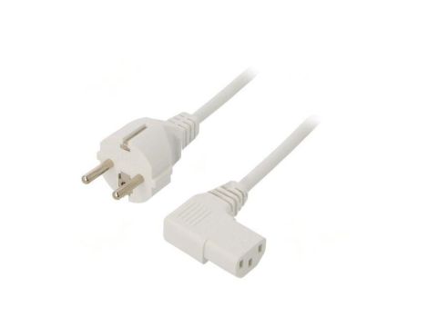 SN320-3/10/5WH Kabel: 3x1mm2, CEE 7/7 (E/F) wtyk,IEC C13 żeński kątowy prawy
