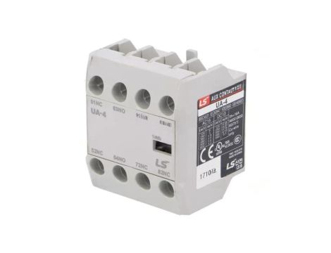 Styki pomocnicze: czołowy, -560C, IP20, NC x3 + NO UA-4 1A3B