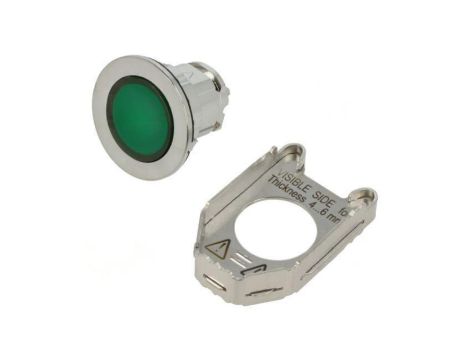 ZB4FW333 Przełącznik przyciskany 30mm Poz.stab 1 zielony IP66 Ø30,5mm