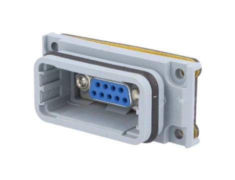 VS09-A-GC-BU/BU Przejście: łącznik D-Sub, D-Sub 9pin gniazdo.z obu stron, il.pinów: 9