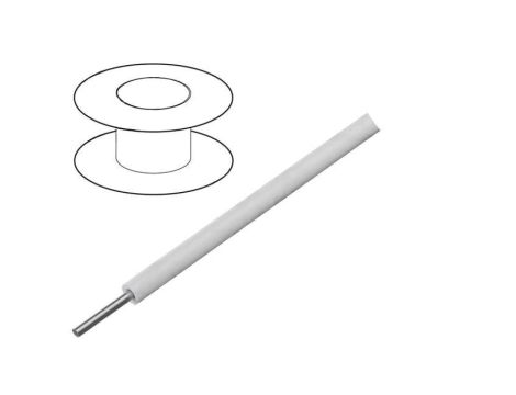 1561-WH005 Przewód HookUp Wire d: 22AWG drut Cu PVC biały 1000V 30,5m