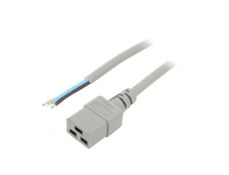SN26-3/15/3GY Kabel: 3x1,5mm2, IEC C19 żeński, Dł: 3m, 16A