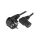 Kabel: 3x1mm2, 1m, 10A, 250V LT-322+511 H05VV-F 3X1.0 BLK 1M
