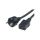 Kabel: 3x1,5mm2, CEE 7/7 (E/F) wtyk,IEC C19 żeński, 3m, 16A LT312+549 3X1.5 3.0M BLK