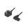 SN24-3/07/1.8BK Kabel: 3x0,75mm2, BS 1363 (G) wtyk,IEC C13 żeński kątowy prawy
