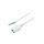 Kabel: 3x1,5mm2, IEC C19 żeński, Dł: 1,8m, 16A LT-549 H05VV-F 3X1.5 WHT 1.8M END R