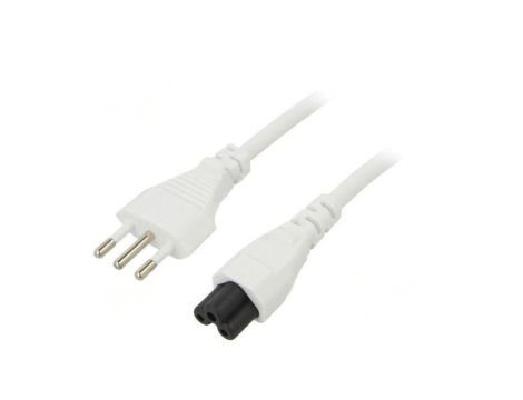 SN321-3/07/1.8WH Kabel: 3x0,75mm2, CEI 23-50 (L) wtyk,IEC C5 żeński, 1,8m