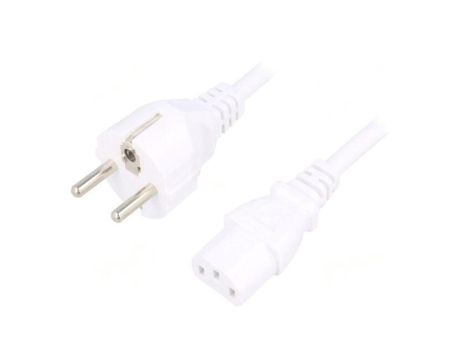SN310-3/10/3WH Kabel: 3x1mm2, CEE 7/7 (E/F) wtyk,IEC C13 żeński, 3m
