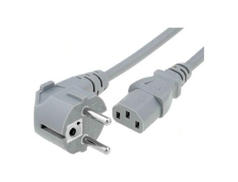 SN311-3/10/3GY Kabel: 3x1mm2, CEE 7/7 (E/F) wtyk kątowy,IEC C13 żeński, 3m