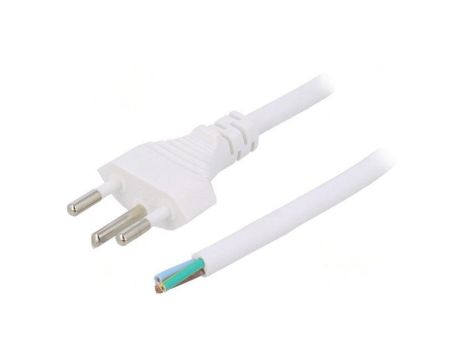 SN29-3/10/3.0WH Kabel: 3x1mm2, przewody,SEV-1011 (J) wtyk, 3m, 10A