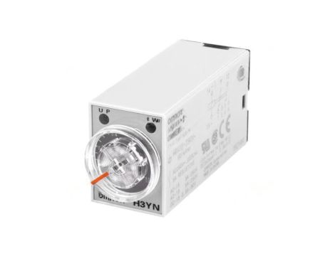 H3YN-2-200-230AC Przekaźnik czasowy 0,1s10min DPDT 250VAC/5A Uzas: 200230VAC
