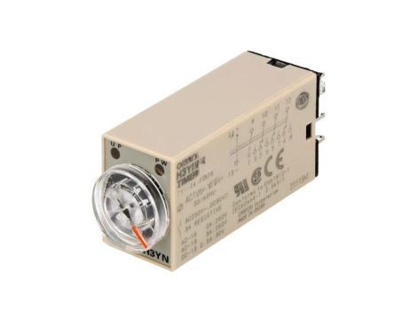 H3YN-4-100-120AC Przekaźnik czasowy 0,1s10min 4PDT 250VAC/3A Uzas: 100120VAC