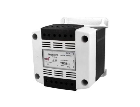DF-681000026 Transformator sieciowy 1000VA 230VAC 24V na szynę DIN IP20