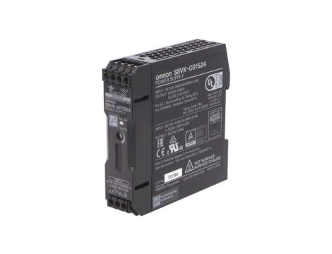 S8VK-G01524 Zasilacz: impulsowy na szynę DIN 15W 24VDC 0,65A 85264VAC