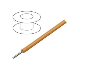 3051/1-OR001 Przewód HookUp Wire d: 22AWG drut Cu PVC pomarańczowy 300V 305m