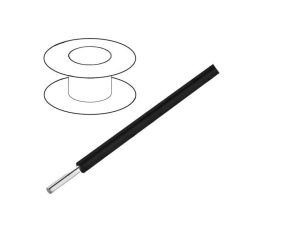 3055/1-BK001 Przewód HookUp Wire d: 18AWG drut Cu PVC czarny 300V 305m