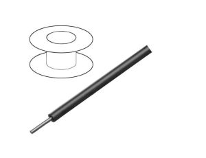 422001-BK005 Przewód HookUp Wire d: 20AWG drut Cu PVC czarny 300V 30,5m
