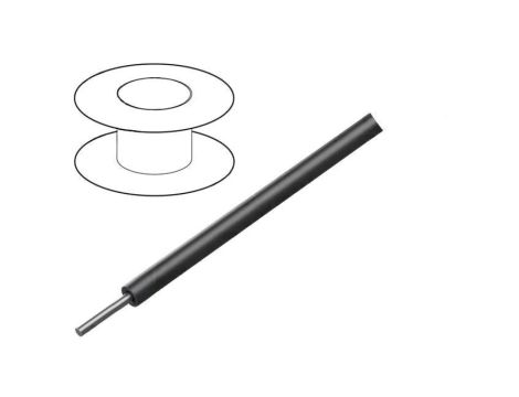 422001-BK005 Przewód HookUp Wire d: 20AWG drut Cu PVC czarny 300V 30,5m