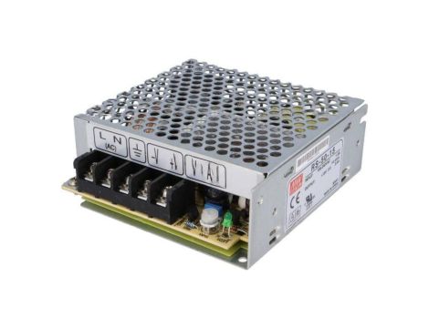 RS-50-15 Zasilacz impulsowy do wbudowania modułowy 50W 15VDC 3,4A