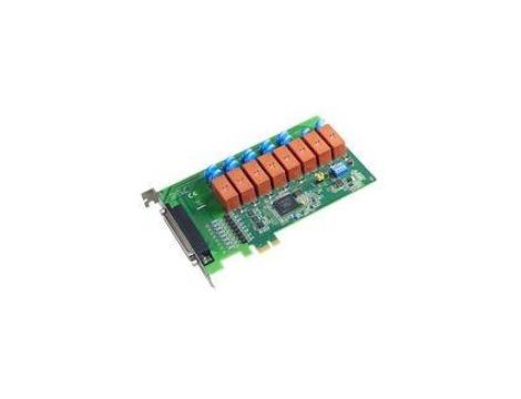 8-kanałowy Karta PCIe z przekaźnikiem i 8-kanałów izolowanych wejść cyfrowych PCIE-1761H-AE