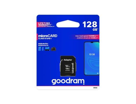 karta pamięci GOODRAM microSDXC 128GB class 10 UHS-I + adapter SD