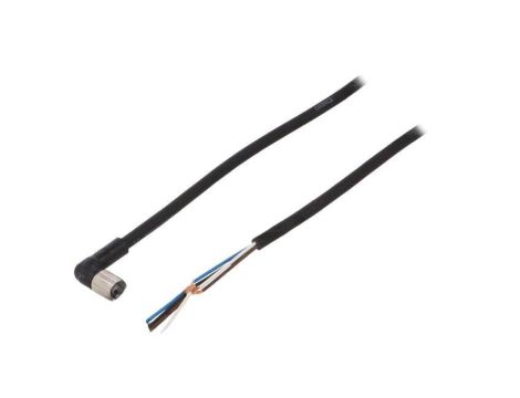 XS3FM8PUR4A5M Kabel: do czujników/automatyki M8 kątowe Dł: 5m