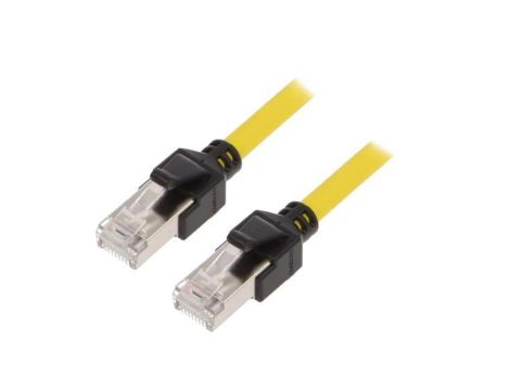 XS6W-6LSZH8SS-2MY Patch cord RJ45 wtyk,z obu stron żółty