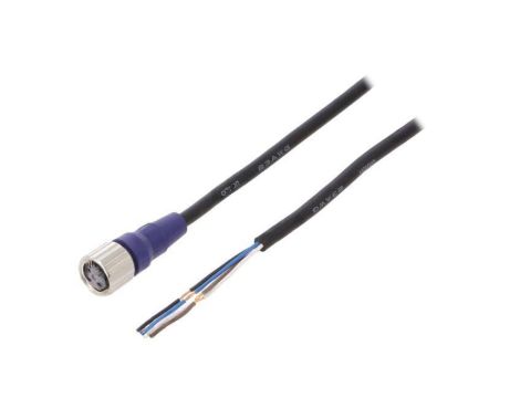 XS2FLM12PVC4S2M Kabel: do czujników/automatyki M12 proste 2m 30VDC