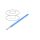 2845/19-BL005 Przewód HookUp Wire linka Cu d: 22AWG PTFE niebieski 250V 30,5m