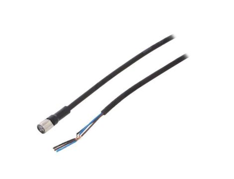 XS3FM8PUR3S2M Kabel: do czujników/automatyki M8 proste Dł: 2m