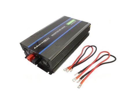 QOLTEC-51929 Przetwornica: DC/AC, 3kW, 230VAC, 12VDC, 210x405x90mm