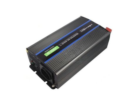 QOLTEC-51926 Przetwornica: DC/AC, 1kW, 230VAC, 12VDC, 135x270x73mm